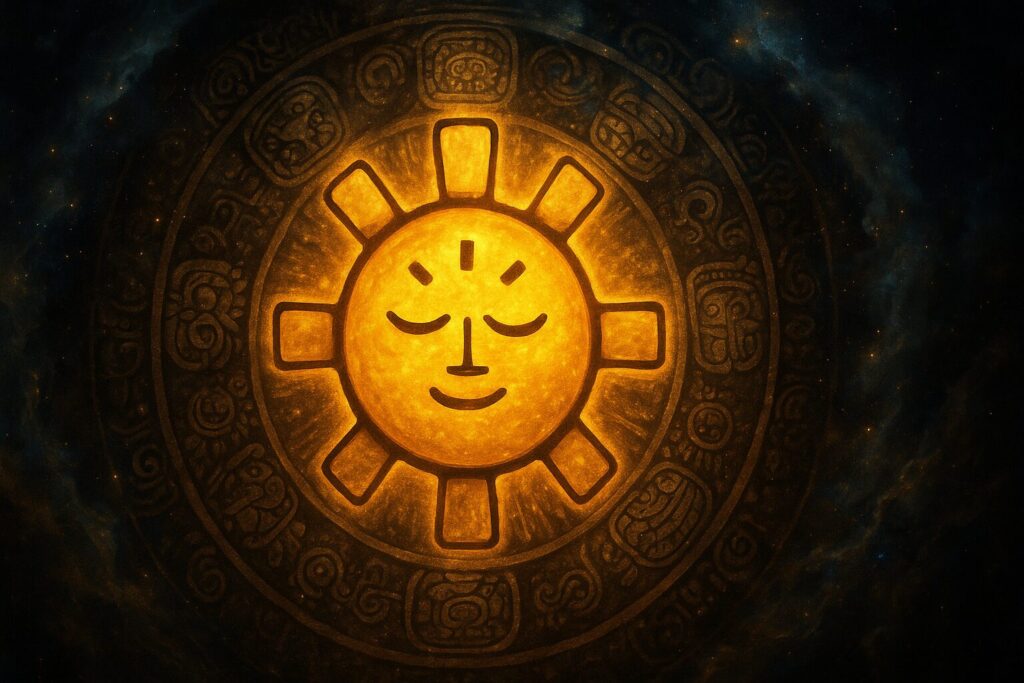 マヤの紋章 「黄色い太陽」