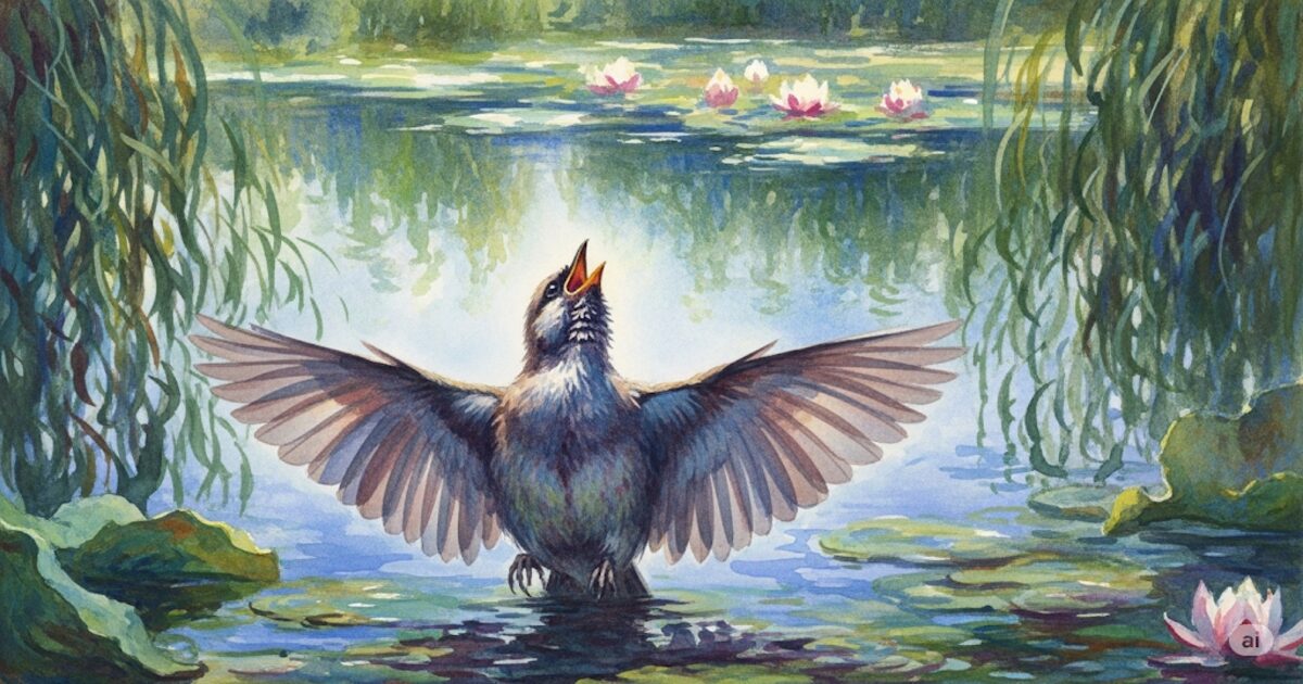 鳥が激しく鳴くスピリチュアルなメッセージ