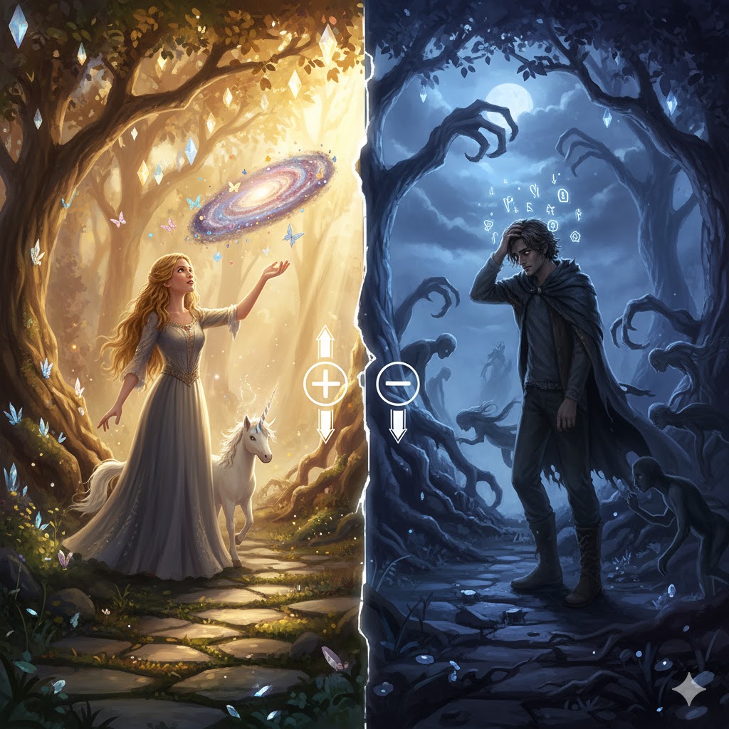 霊感がある人との結婚が持つメリットとデメリットの二面性。カップルが見えない存在と共に歩む、光と影の様子。