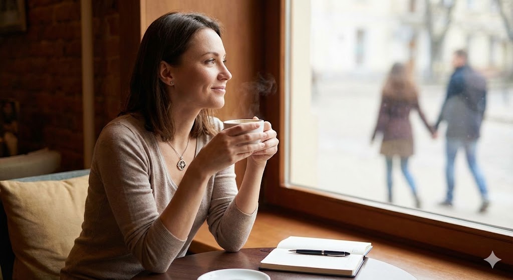 数秘術11女性の恋愛傾向である直感重視のスタイルを表現。理屈ではなくインスピレーションで運命の相手を見極める、情熱的な眼差しのイメージです。